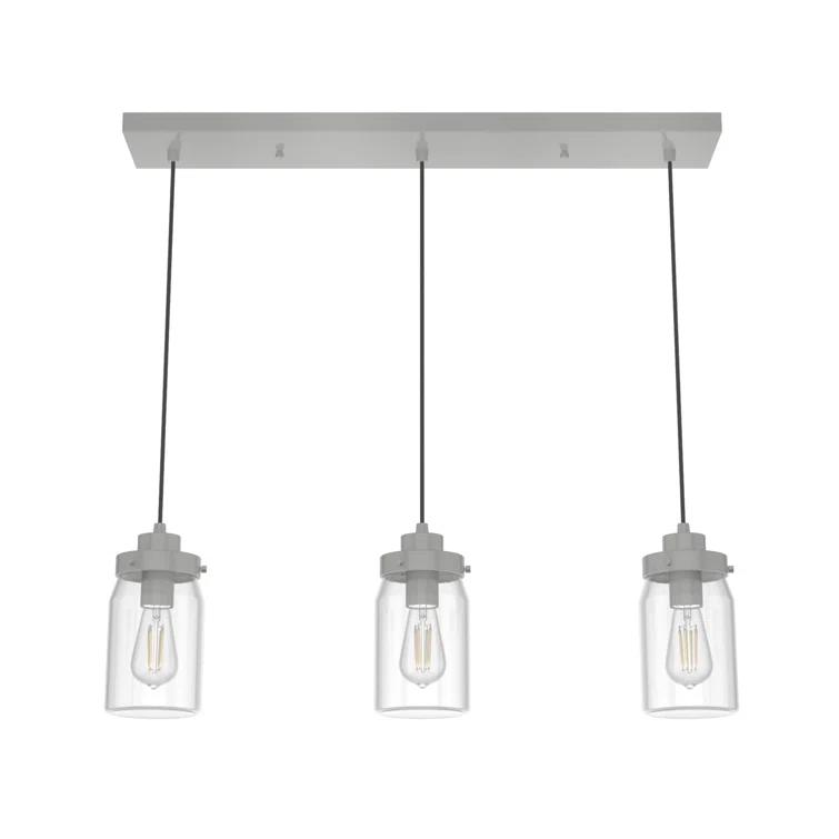 Devon Park 3 - Light Kitchen Island Linear Pendant