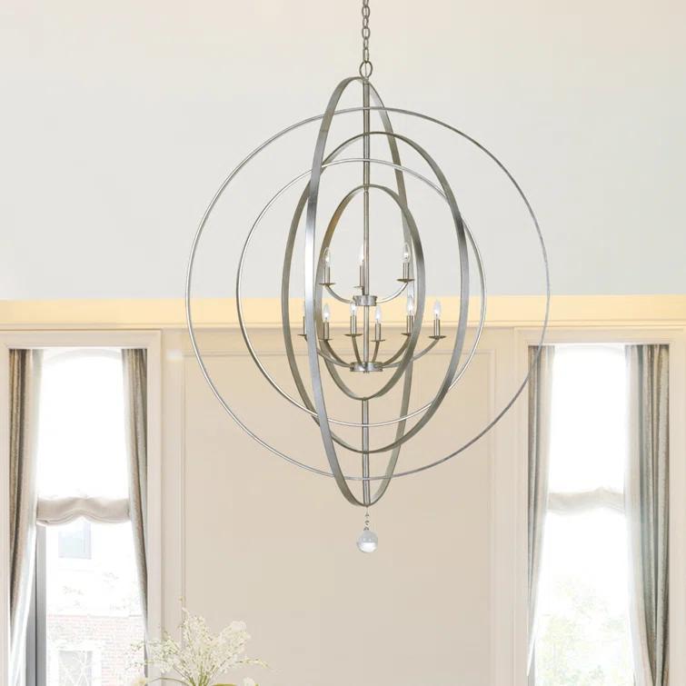 Salas 9 - Light Dimmable Globe Chandelier