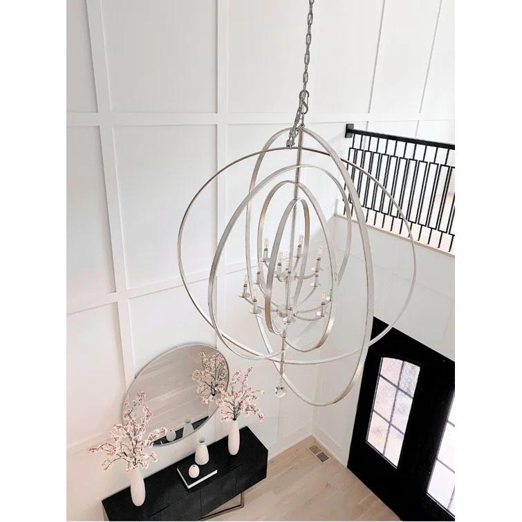 Salas 9 - Light Dimmable Globe Chandelier