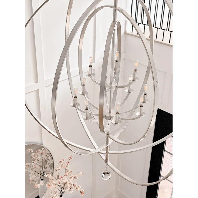 Salas 9 - Light Dimmable Globe Chandelier