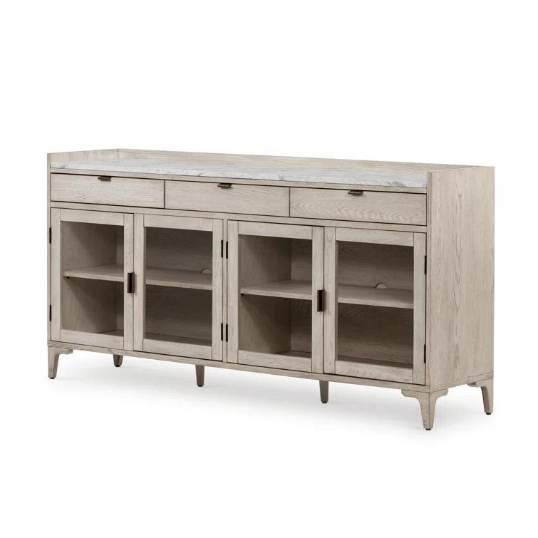 Ryden Curio Sideboard - White Oak