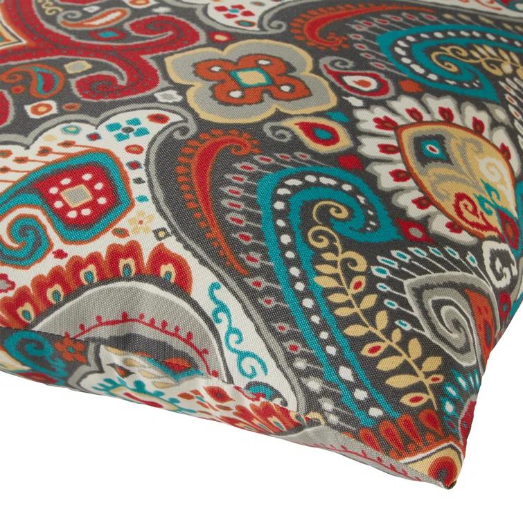 Indoor/Outdoor Reversible Throw Pillow