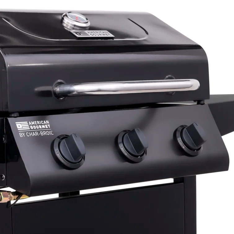 Charbroil American Gourmet 3-Burner Propane Gas Grill Cart