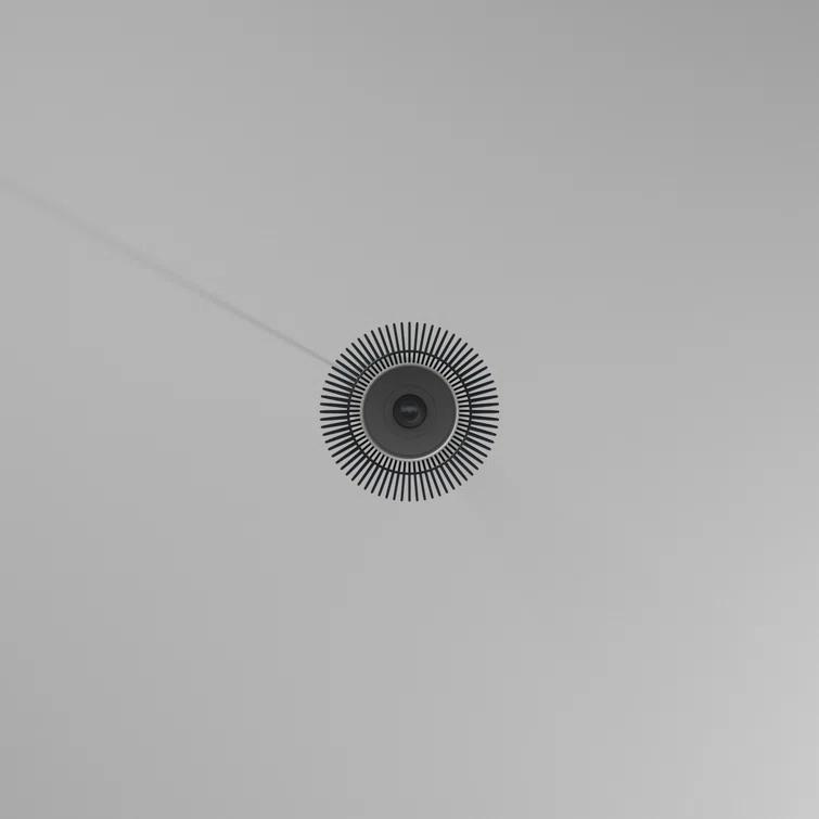 Lotus Single Light Steel Dimmable Pendant