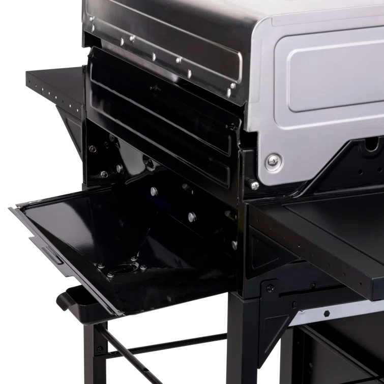 Charbroil Performance Series 4-Burner Propane Gas Grill Cart with Side Burner