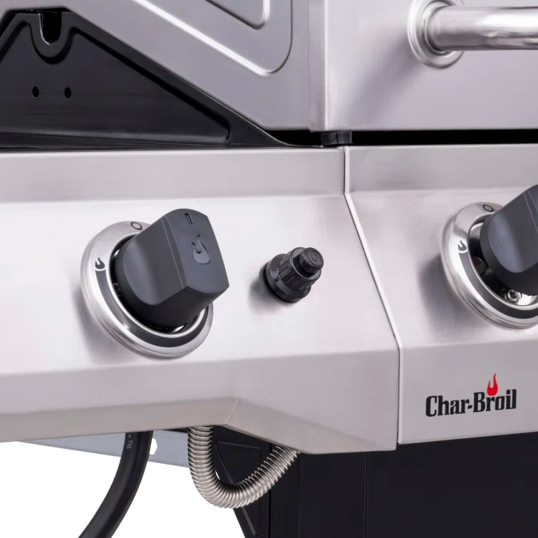 Charbroil Performance Series 4-Burner Propane Gas Grill Cart with Side Burner