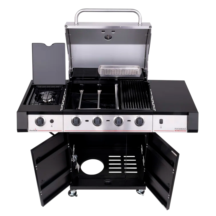 Charbroil Performance Series Infrared 4-Burner Propane Gas Grill, Black