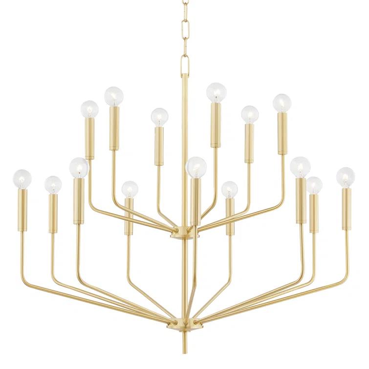 Aneyda 15 Light Metal Dimmable Chandelier