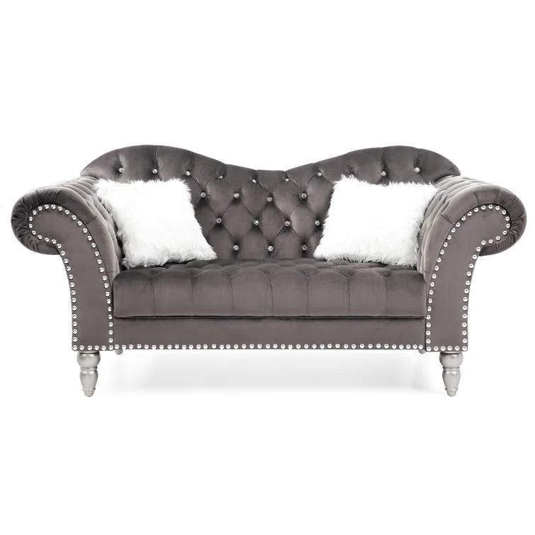 Loki 75'' Velvet Loveseat