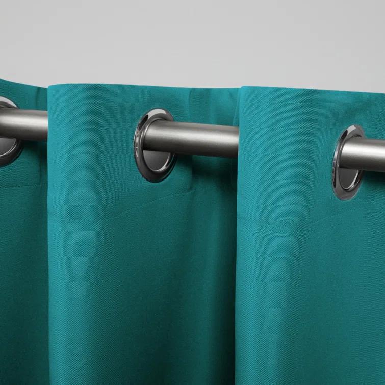 Cabana Solid Heavyweight Indoor Outdoor Curtains