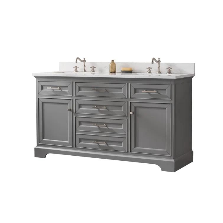 Sudio Design Thompson 60" W Double Vanity & Reviews | Perigold