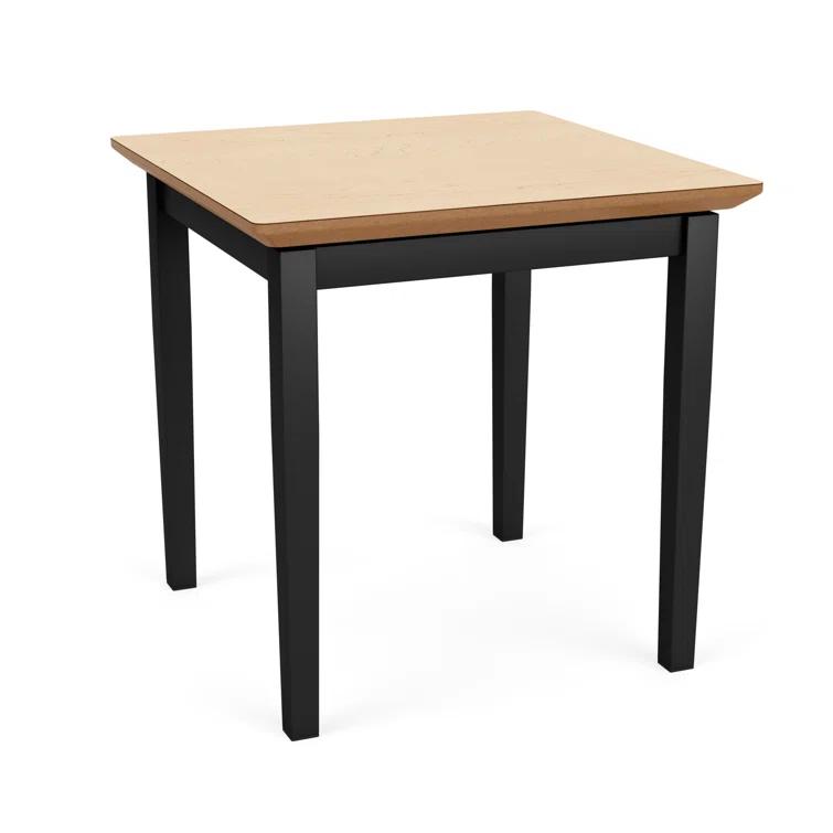 Lenox Steel Waiting Reception End Table Metal Frame 20x20" High Pressure Laminate Top
