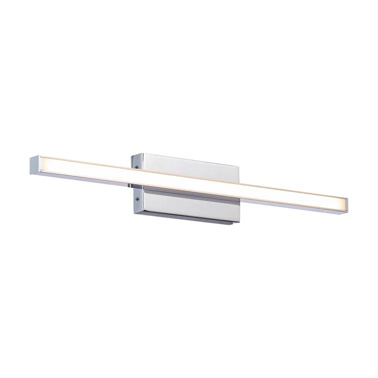 WAC Lighting Parallax 18" LED 3000K 1-Light Aluminum Wall Sconce in Chrome