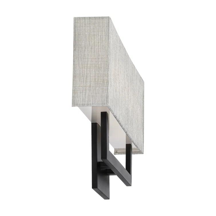 WAC Lighting Manhattan 22" 1-Light LED 22200K Aluminum Wall Sconce in Black