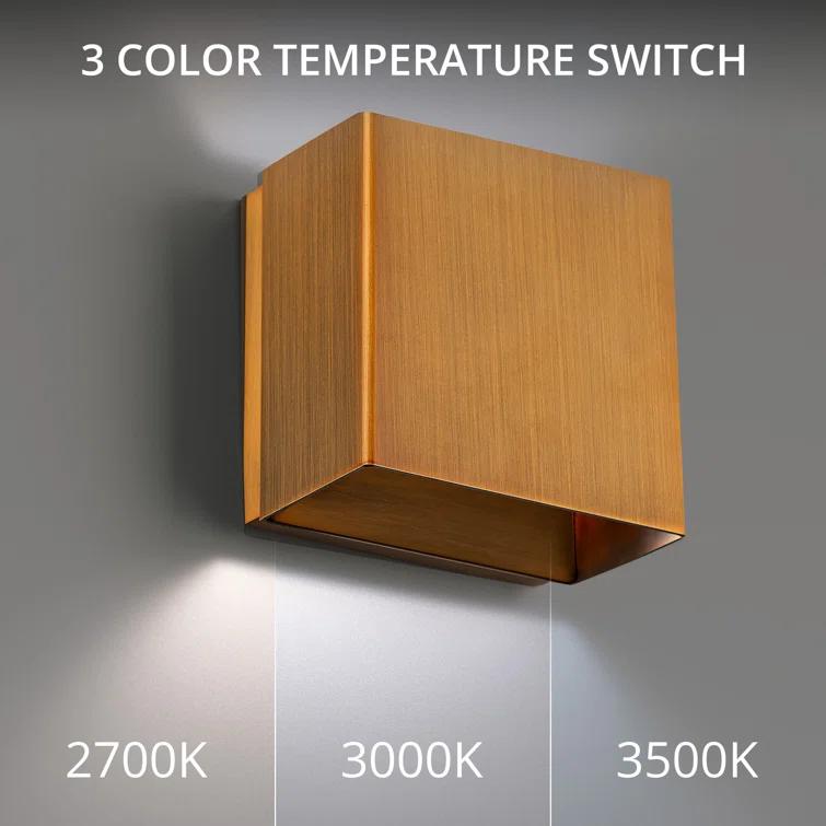 Aluminum LED Flush Mounted Sconce