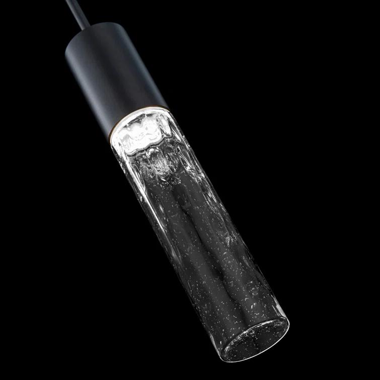 dweLED Sleek 1 - Light Black LED Single Pendant