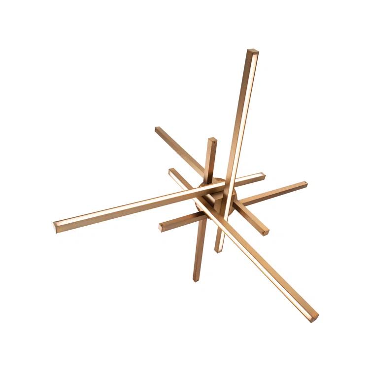 Aged Brass 29" LED Indoor/Outdoor Pendant Light