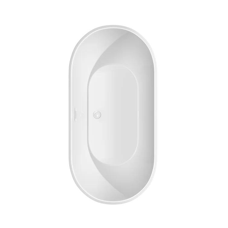 Brooklyn 60'' x 30'' Freestanding Soaking Acrylic Bathtub