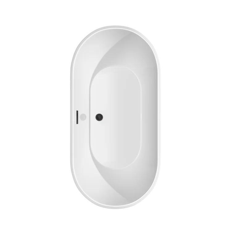 Brooklyn 60'' x 30'' Freestanding Soaking Acrylic Bathtub