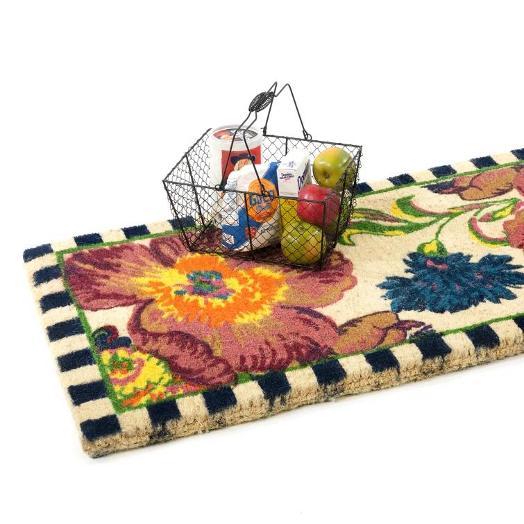MacKenzie-Childs Flower Market Double Door Entrance Mat