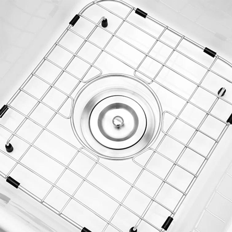 Sinber 33" Undermount Double Bowl Workstation Kitchen Sink with 304 Stainless Steel