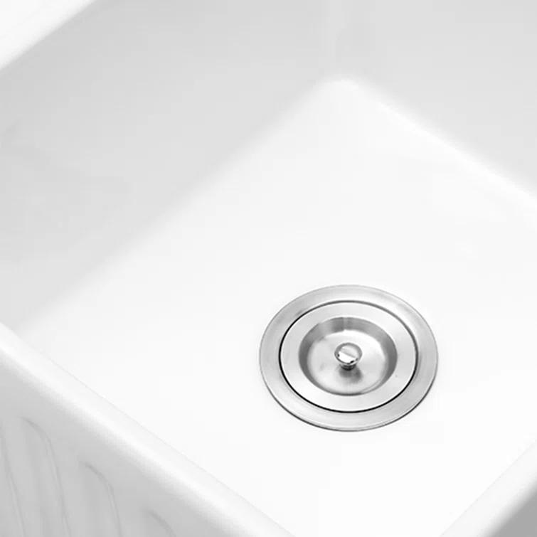 Sinber 33" Undermount Double Bowl Workstation Kitchen Sink with 304 Stainless Steel