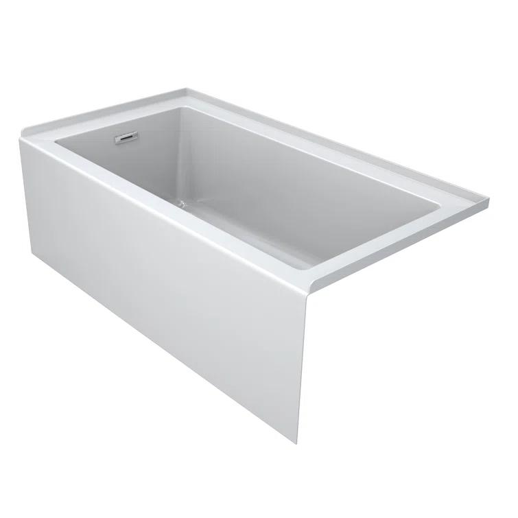 Comfort Linea™ 60" x 32" Soaking Bathtub with Left Drain