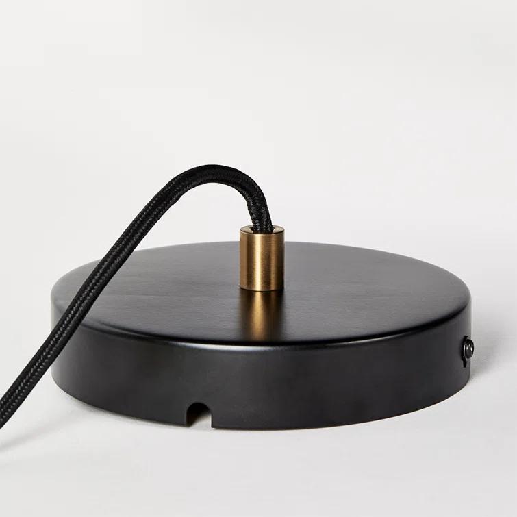 Tala Basalt Single Pendant Light - Brass