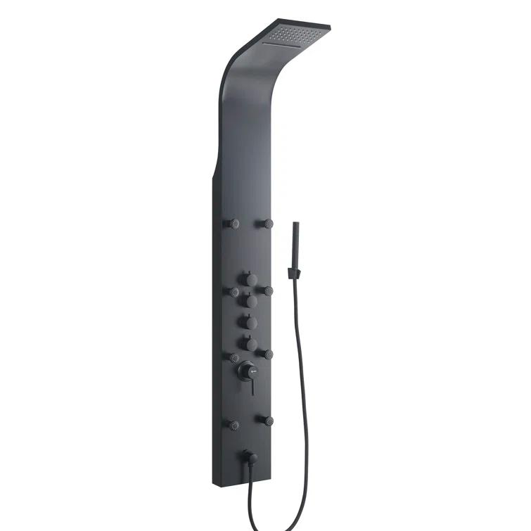 65" Shower Panel with Fixed Shower Head