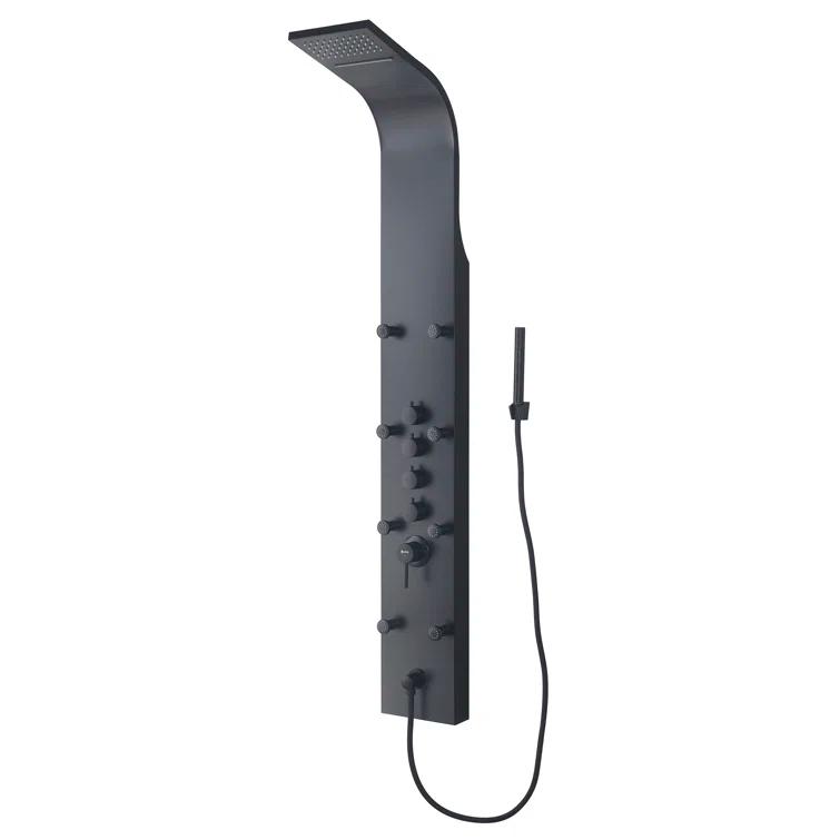 65" Shower Panel with Fixed Shower Head