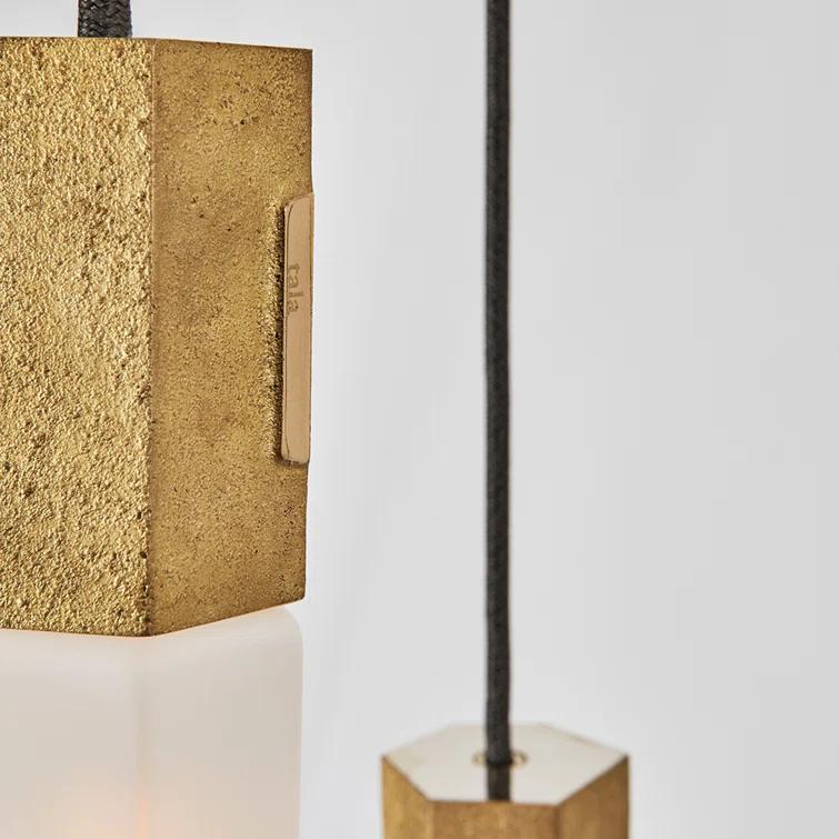 Tala Basalt 9-Light Pendant Light - Brass