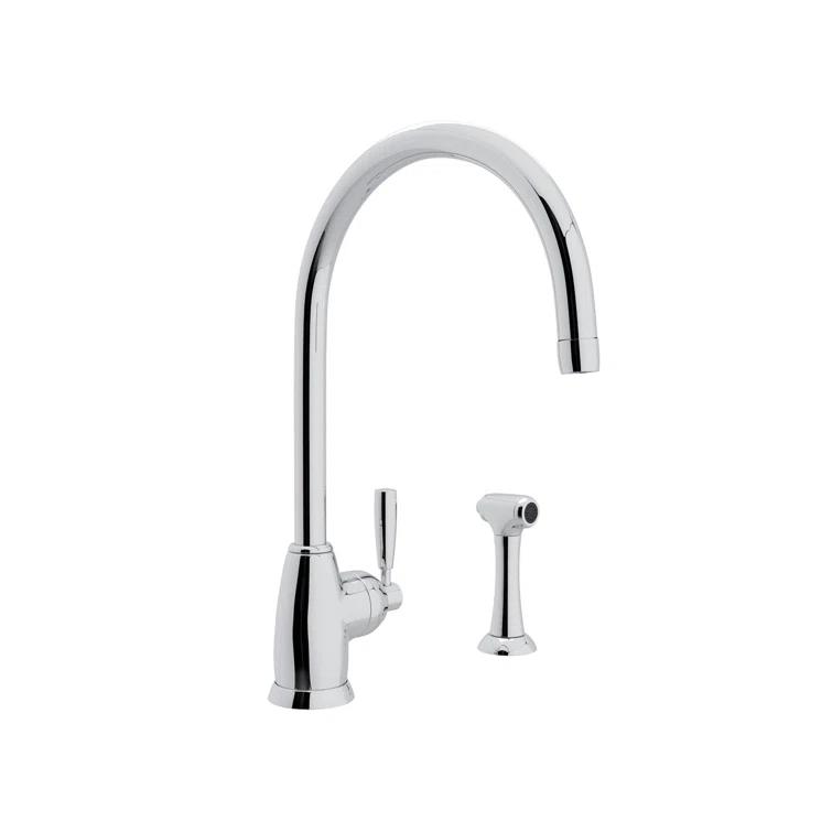 Perrin & Rowe U.4846LS-APC-2 Holborn Kitchen Faucet With Side Spray