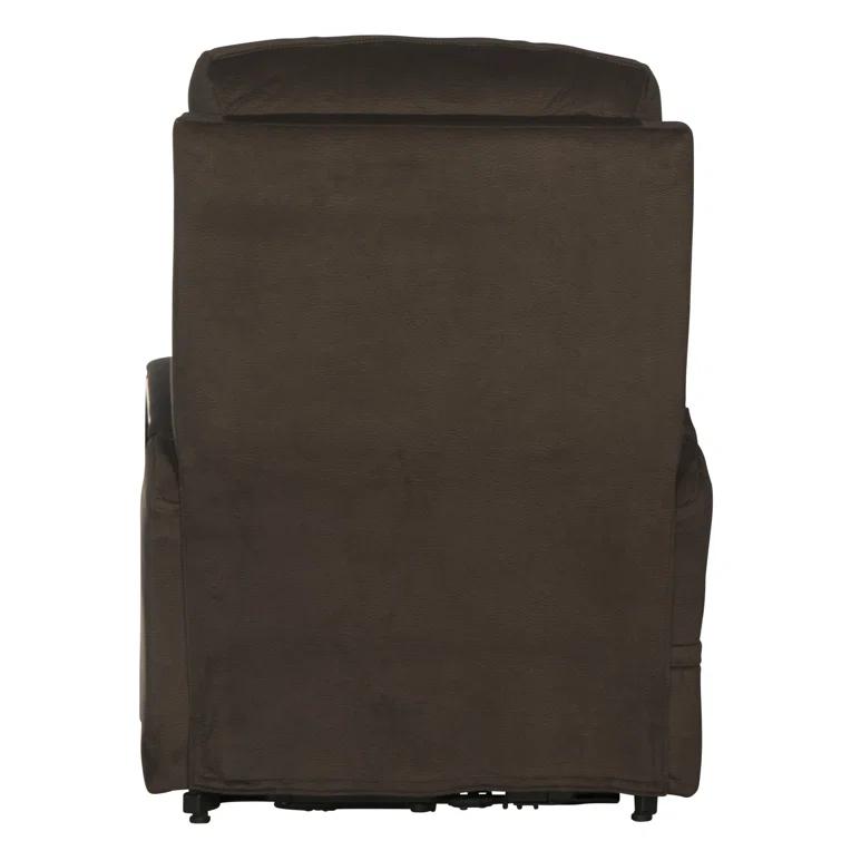 Upholstered Power Lift Assist Recliner with USB Charging Port