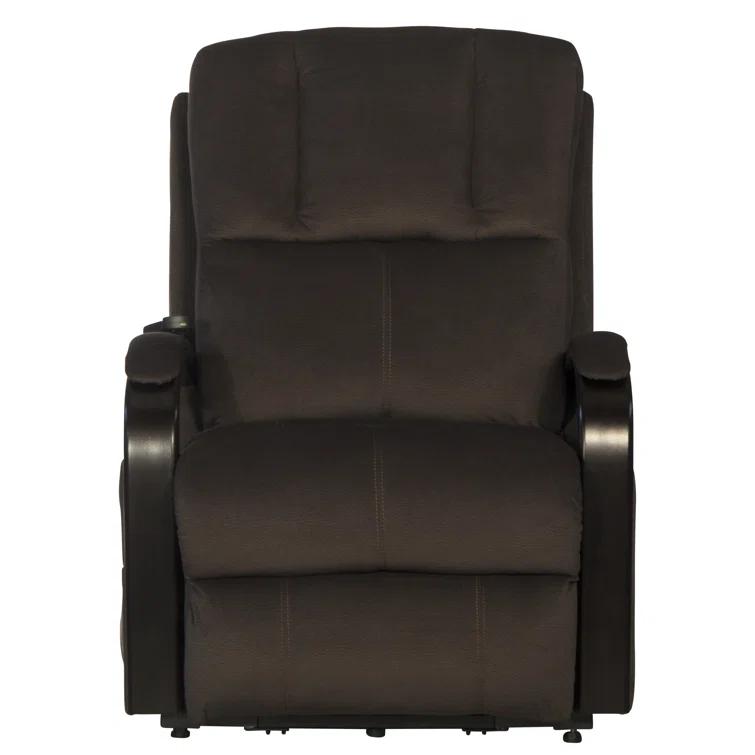 Upholstered Power Lift Assist Recliner with USB Charging Port