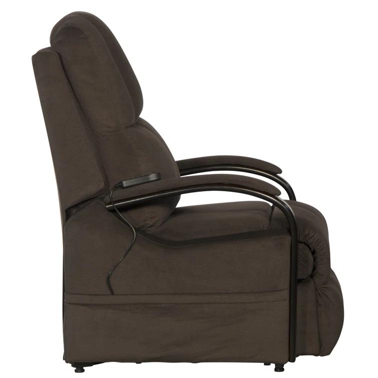 Upholstered Power Lift Assist Recliner with USB Charging Port