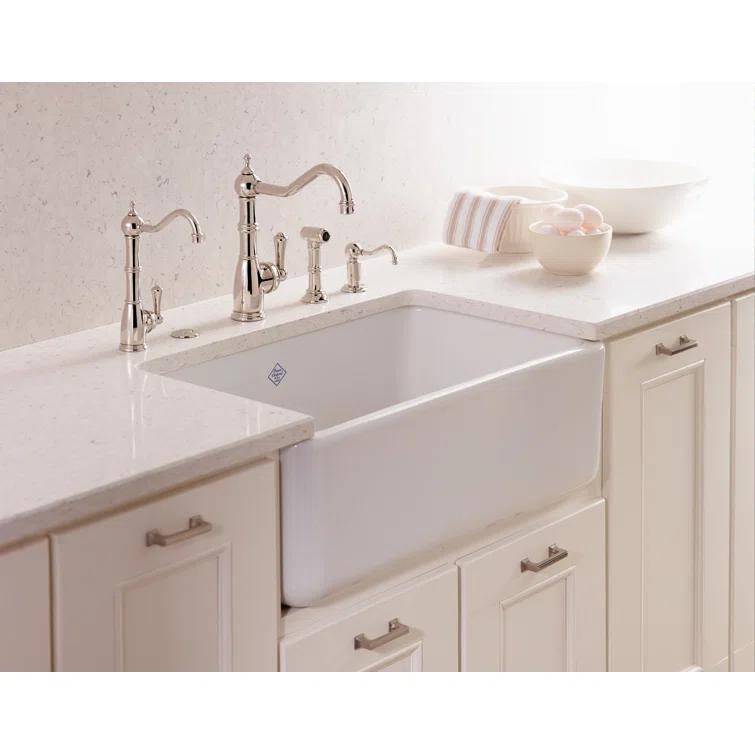 Edwardian Kitchen Faucet With Side Spray