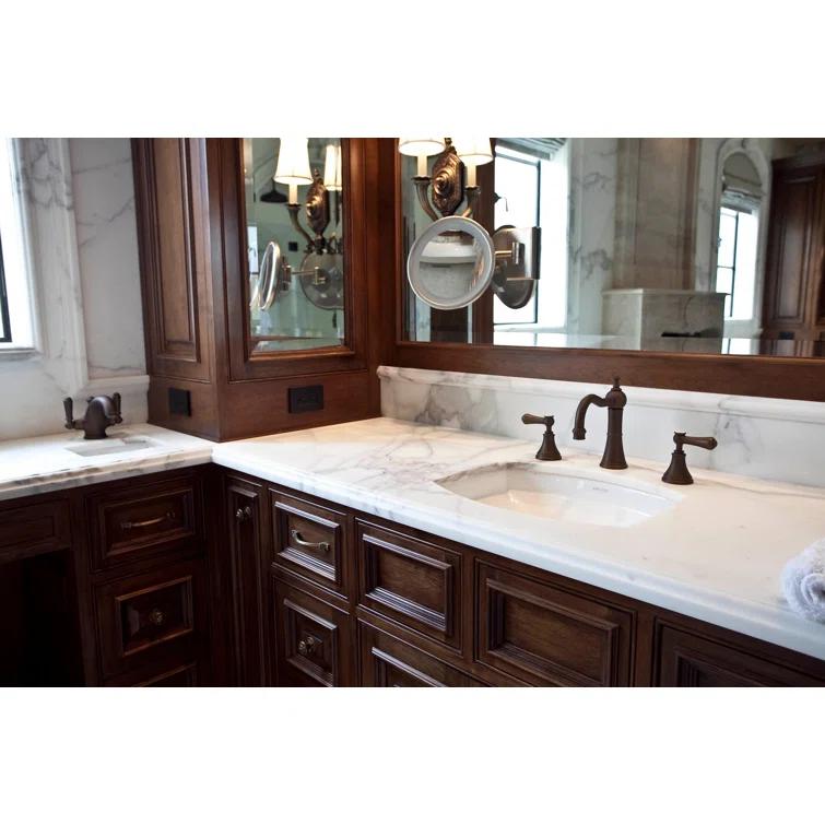 Georgian Era Widespread Lavatory Faucet with Column Spout