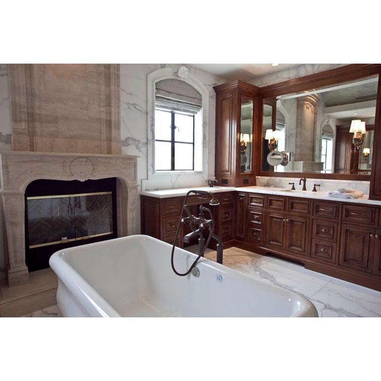 Georgian Era Widespread Lavatory Faucet with Column Spout