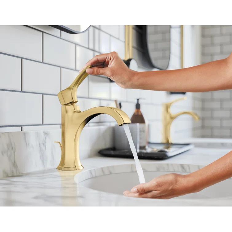 Locarno Single Hole Bathroom Faucet with Drain Assembly