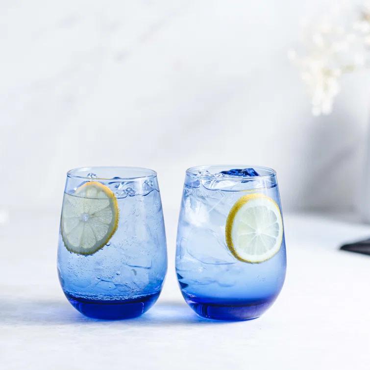 Classic Libbey All-Purpose Stemless Wine Glasses