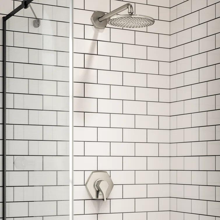 Hansgrohe Locarno Transitional 1-Handle 7-Inch Wide Pressure/ Shower Balance Valve Trim Only In Matte Black, 04822670