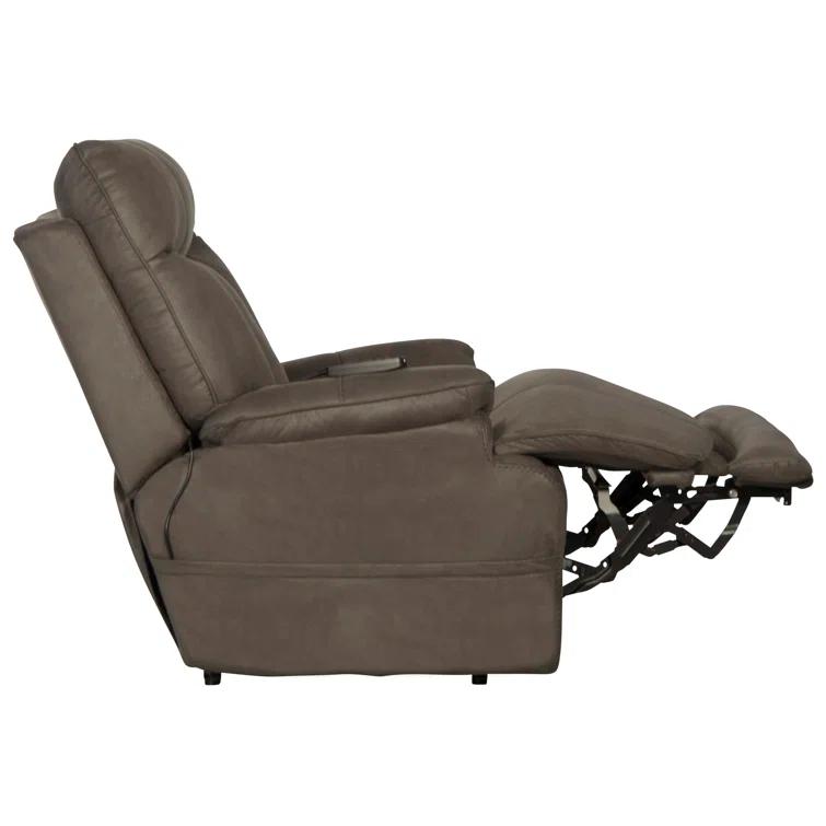Anders Power Lay Flat Recliner w/ Adjustable Headrest & Lumbar, Heat & Massage & Extension Footrest