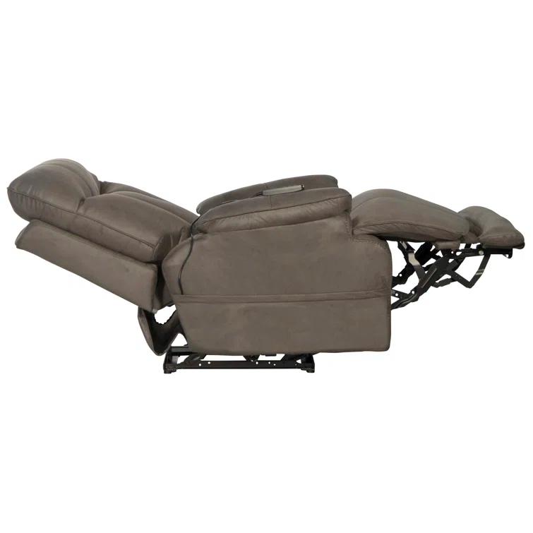 Anders Power Lay Flat Recliner w/ Adjustable Headrest & Lumbar, Heat & Massage & Extension Footrest