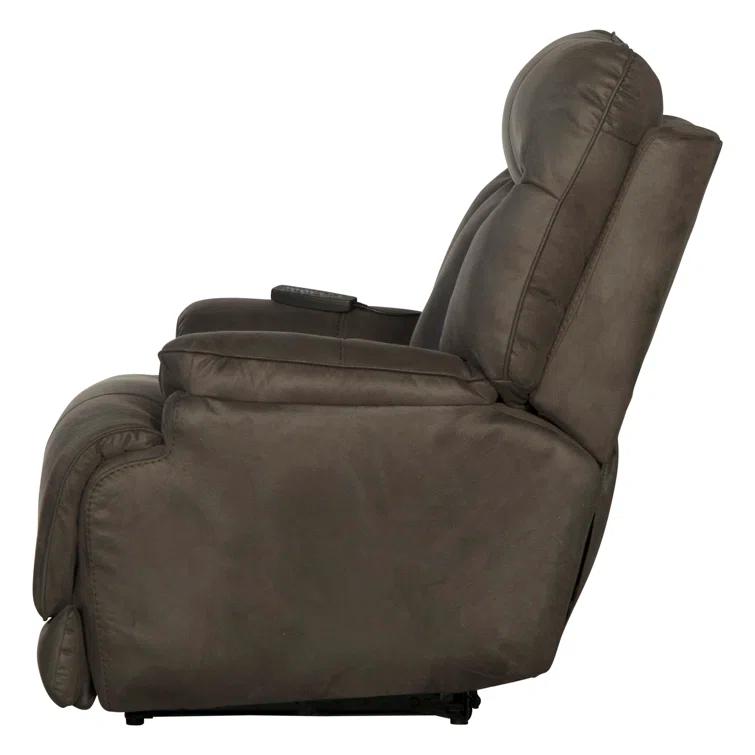 Anders Power Lay Flat Recliner w/ Adjustable Headrest & Lumbar, Heat & Massage & Extension Footrest