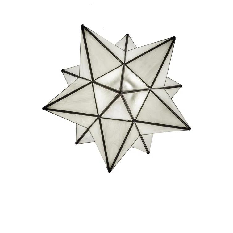 Moravian 1 - Light Brushed Nickel LED Unique/Statement Pendant