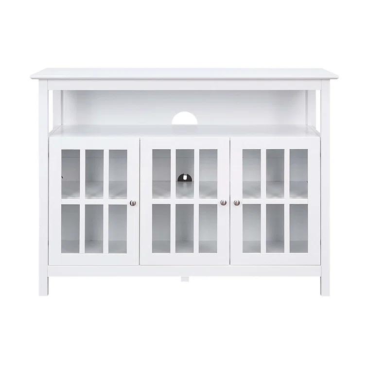 Bamard TV Stand with Storage Cabinets and Storage for TVs up to 55"