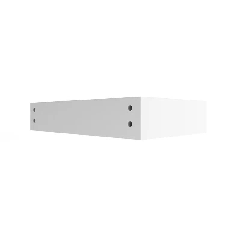 Pyramid 24" Wall-Mounted Modern Bathroom Sink with Ramp Basin