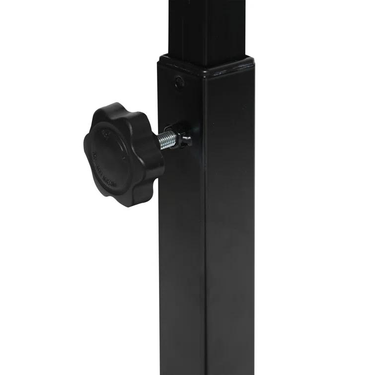 Seville Classics airLIFT Adjustable Height Rolling Tiltable Desk with Mouse Stand