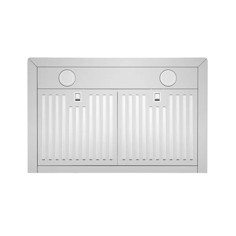 Empava 30" Stainless Steel 400 CFM Ducted (Vented) Wall Range Hood with Baffle Filter