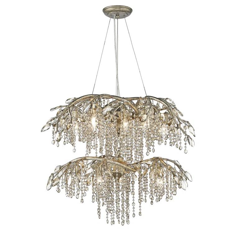 Willa Arlo™ Interiors Montriel 18 - Light Dimmable Tiered Chandelier